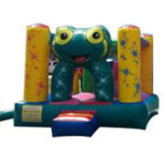 inflatable Fun Frogs jumping bouncer